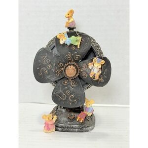 Vintage Enesco Small World of Music Fan-Fair Animated Music Box For Repair